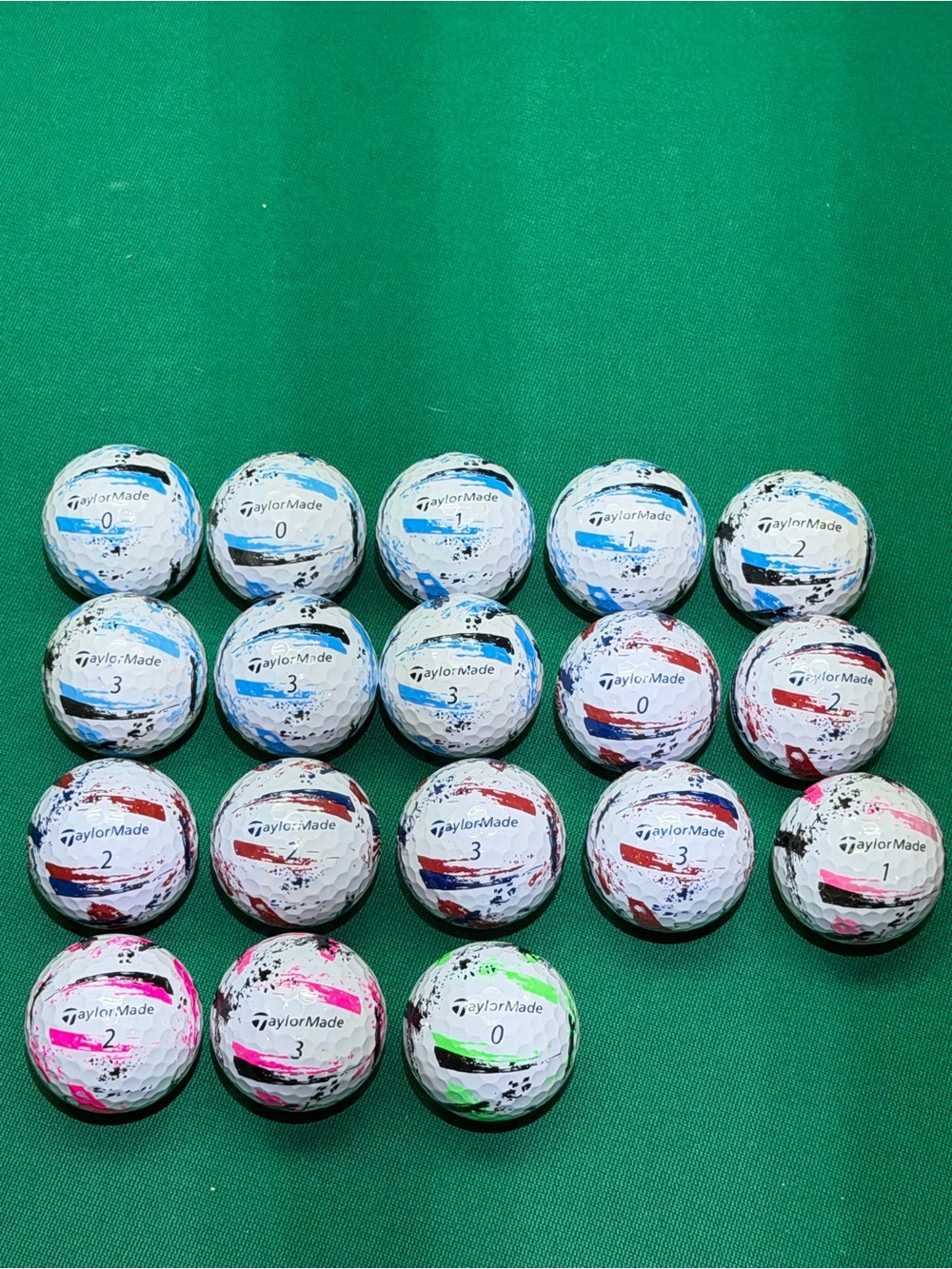 (18) TaylorMade SpeedSoft Ink - Hand Cleaned - Mint Condition